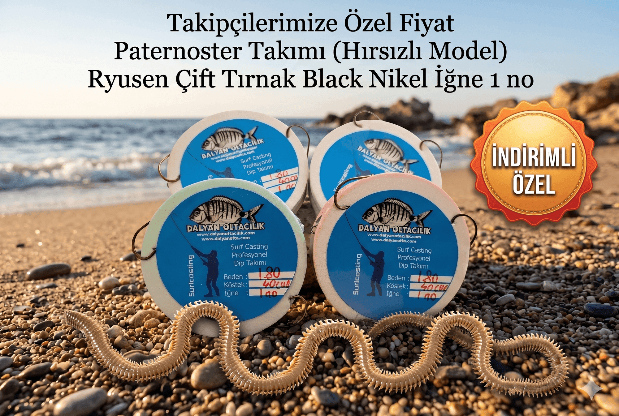 Surf Casting Avcılarının Vazgeçilmezi: Pater Noster Takımı ve Kullanım Rehberi